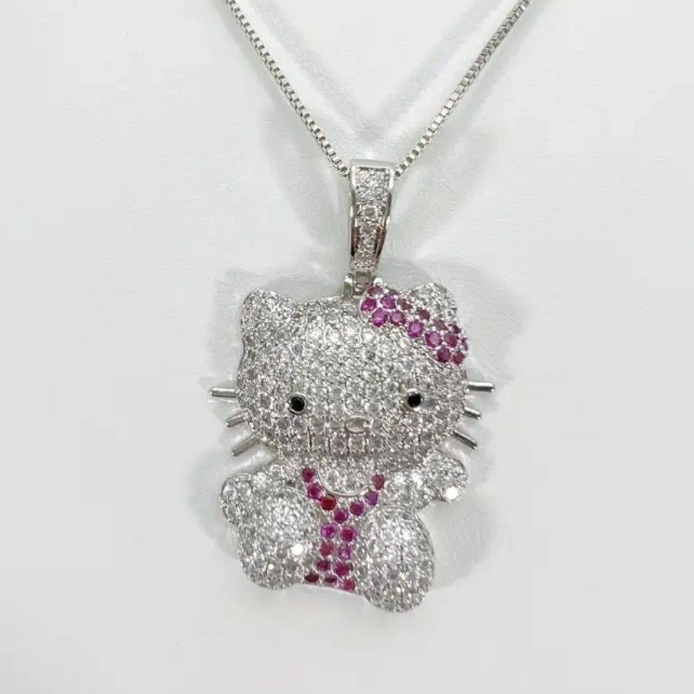 Hello Kitty Bling Sparkling Necklace
